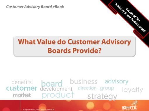 What Value do Customer Advisory Boards Provide?
