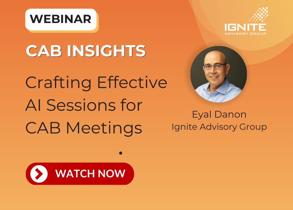 [WEBINAR] Crafting Effective AI Sessions for CAB Meetings