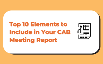 Top 10 Elements to Include in Your CAB Meeting Report