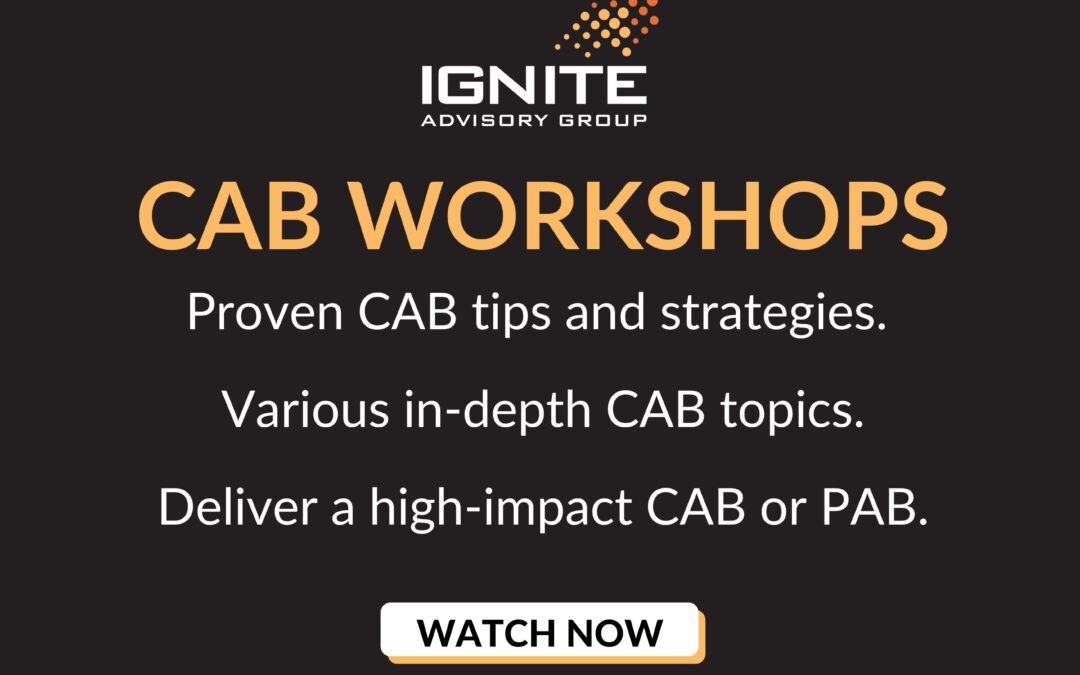 [CAB WORKSHOPS] Self-Guided CAB Workshop Series